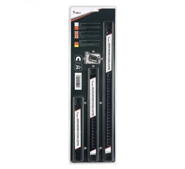 Sada magnetických líšt, 3 ks, 20 cm/30,5 cm/46 cm REDATS
