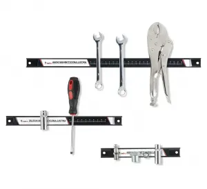 Sada magnetických líšt, 3 ks, 20 cm/30,5 cm/46 cm REDATS