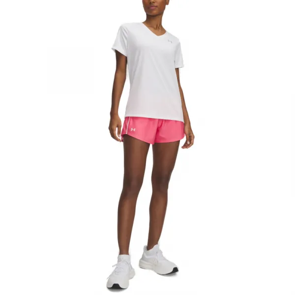 Dámske tréningové kraťasy UNDER ARMOUR Tech Play Up Shorts-PNK