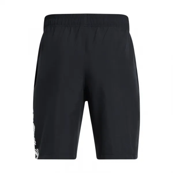 Chlapčenské tréningové kraťasy UNDER ARMOUR UA Tech Woven Graphic Short-BLK