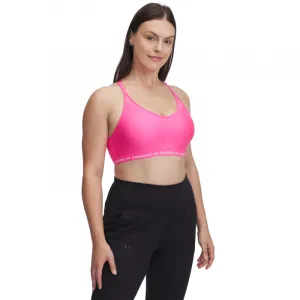 Dámska tréningová športová podprsenka UNDER ARMOUR UA Crossback Low Bra-PNK