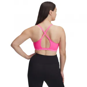 Dámska tréningová športová podprsenka UNDER ARMOUR UA Crossback Low Bra-PNK