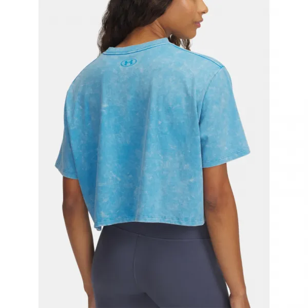 Dámske tričko s krátkym rukávom UNDER ARMOUR UA Rival Wash SS-BLU