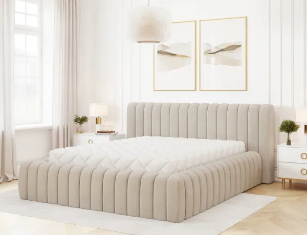 ArtElta Manželská posteľ CARILLA s výklopným roštom | 140 x 200 cm Farba: Sola 18