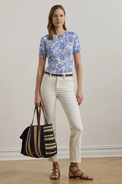 Ľanový sveter Lauren Ralph Lauren