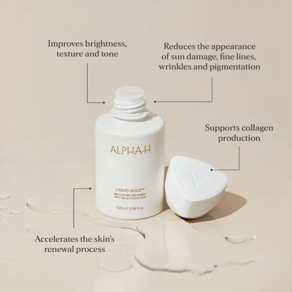 Alpha-H Liquid Gold exfoliačný roztok 100 ml