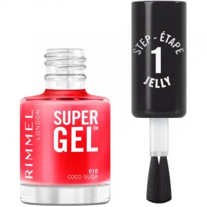 Rimmel Super Gel gélový lak na nechty bez použitia UV/LED lampy odtieň 010 Coco Suga 12 ml