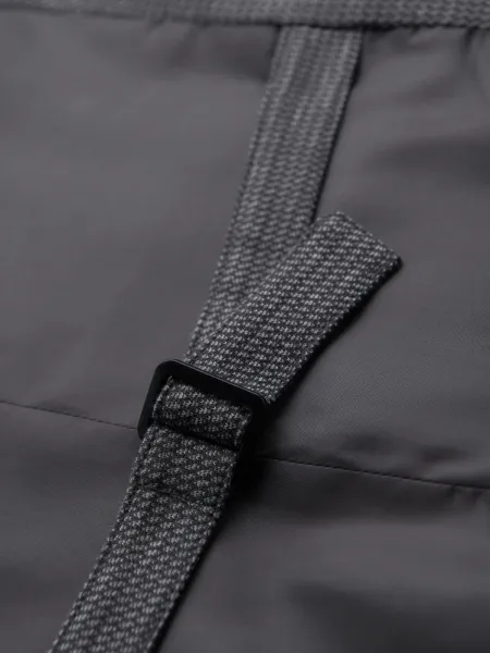 Ombre Fitted elegant men's structured knit vest - graphite