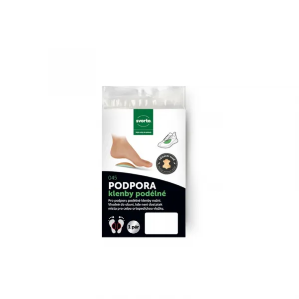 SVORTO 045 podpora pozdĺžnej klenby kožená veľkosť 44/47 2ks