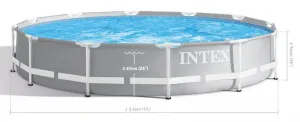 INTEX Bazén Intex® Prism Frame Premium 26712, kartušová filtrácia, 366x76 cm