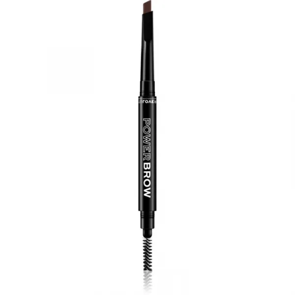 Revolution Relove Power Brow ceruzka na obočie s kefkou odtieň Granite 0,3 g