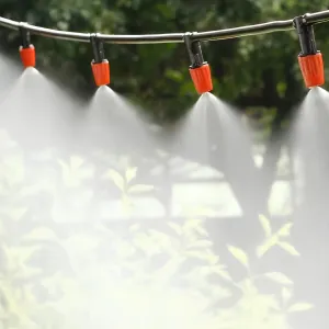 LIVEFY Garden záhradný zavlažovač s vodnou clonou 15m, čierny
