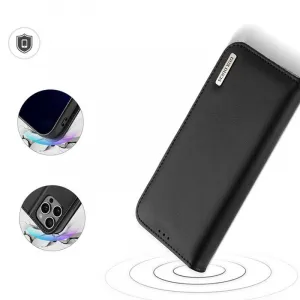 Dux Ducis Hivo knižkové puzdro na iPhone 16 Pro, čierne