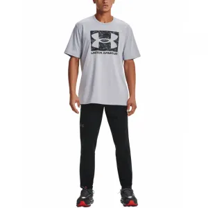Pánske tričko s krátkym rukávom UNDER ARMOUR UA ABC CAMO BOXED LOGO SS-GRY