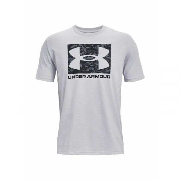 Pánske tričko s krátkym rukávom UNDER ARMOUR UA ABC CAMO BOXED LOGO SS-GRY