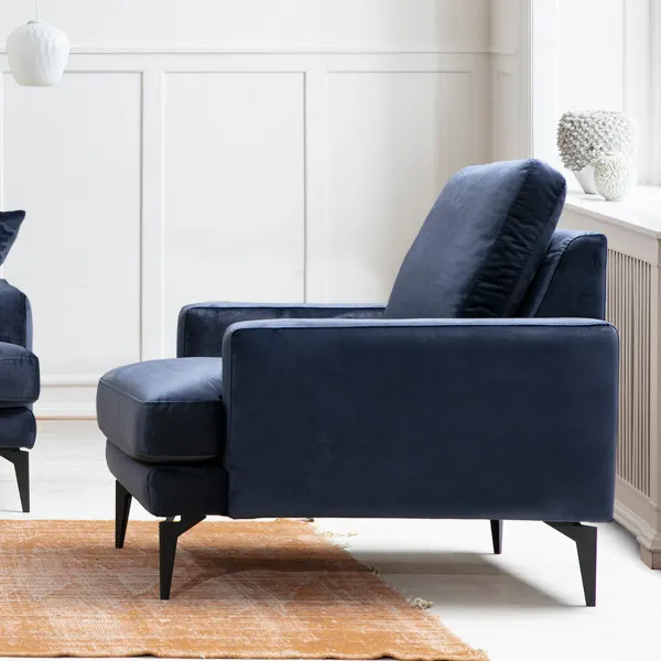 Kreslo Papira Navy Blue