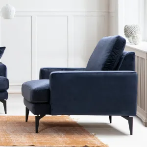 Kreslo Papira Navy Blue