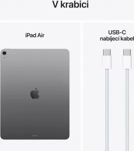 Apple iPad Air 13" Wi-Fi 256GB Kozmický sivý (2025), MCNN4HC/A