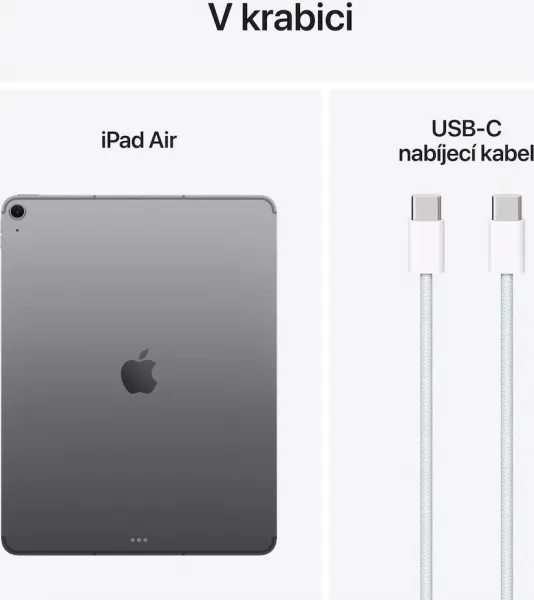 Apple iPad Air 13" Wi-Fi + Cellular 128GB Kozmický sivý (2025), MCJ14HC/A