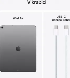 Apple iPad Air 13" Wi-Fi + Cellular 128GB Kozmický sivý (2025), MCJ14HC/A