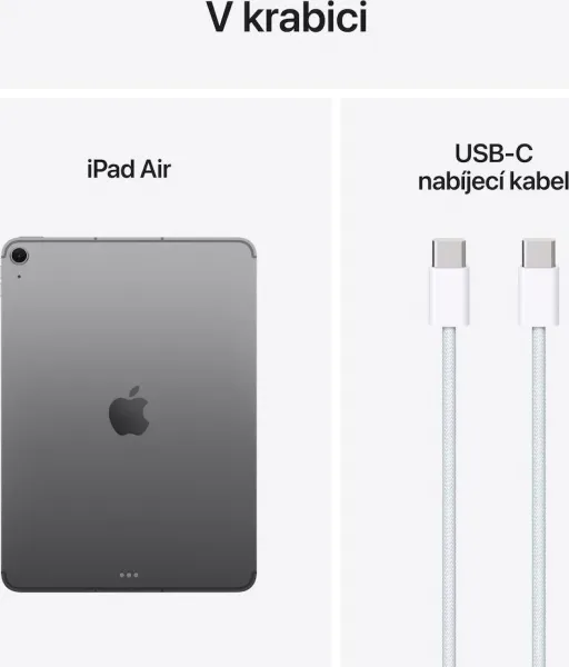 Apple iPad Air 11" Wi-Fi + Cellular 512GB Kozmický sivý (2025), MCG44HC/A