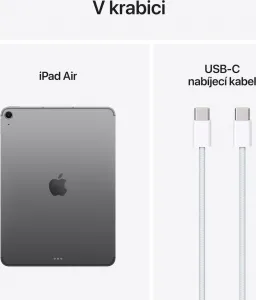 Apple iPad Air 11" Wi-Fi + Cellular 512GB Kozmický sivý (2025), MCG44HC/A