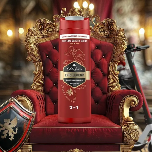 Old Spice Epic Legend sprchový gél na tvár, telo a vlasy pre mužov 400 ml