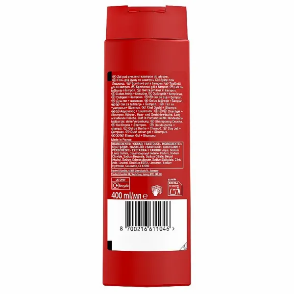 Old Spice Epic Legend sprchový gél na tvár, telo a vlasy pre mužov 400 ml