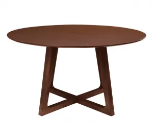 Elvisia Jedálenský stôl HELLERUP | orech 137 cm