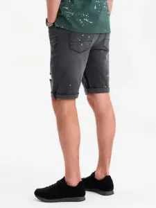 Originálne pánske kraťasy rifľové- šedé