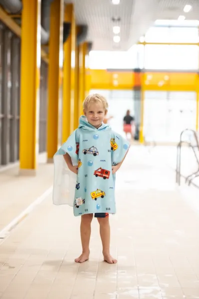 Dětské pončo aquakiddo poncho cars s