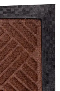 Rohožka PARMA hnedá / čierna
