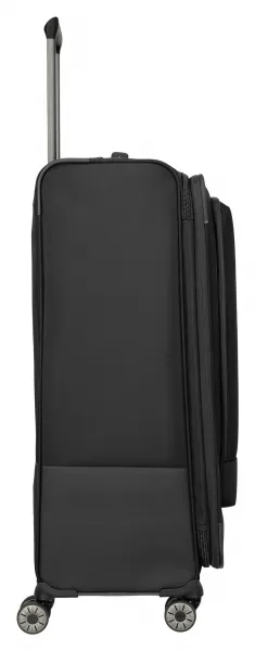 Veľký textilný kufor na kolieskach Travelite Crosslite XL Black