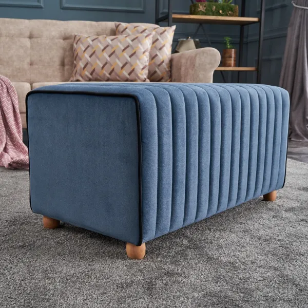 Stolička Mabel Pouf Blue