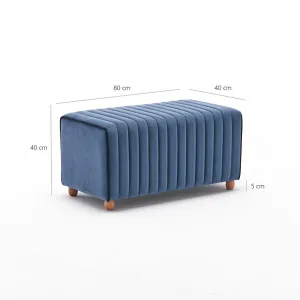 Stolička Mabel Pouf Blue