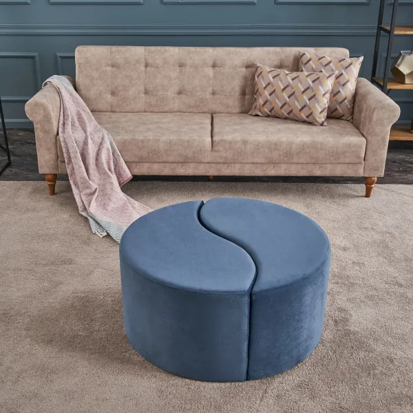 Stolička Alis Pouf Blue
