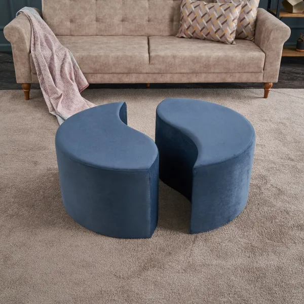 Stolička Alis Pouf Blue
