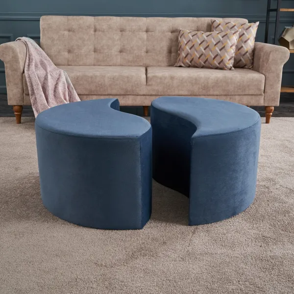 Stolička Alis Pouf Blue