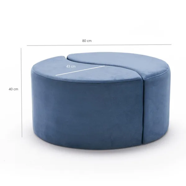 Stolička Alis Pouf Blue