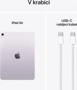 Apple iPad Air 11" Wi-Fi 128GB Fialový (2025), MCA04HC/A