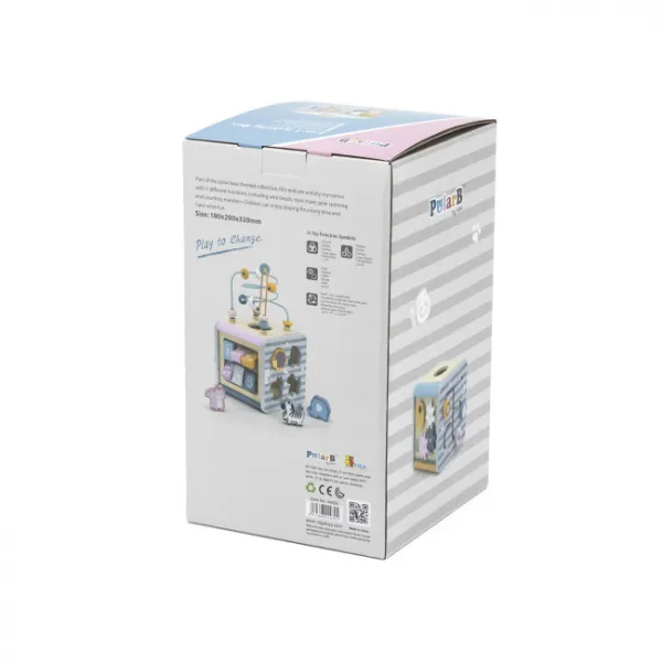 Edukačná kocka Viga 44030 PolarB s priestorovým bludiskom