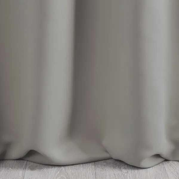 Hotový záves NERISA strieborný - na priechodkách