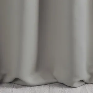 Hotový záves NERISA strieborný - na priechodkách