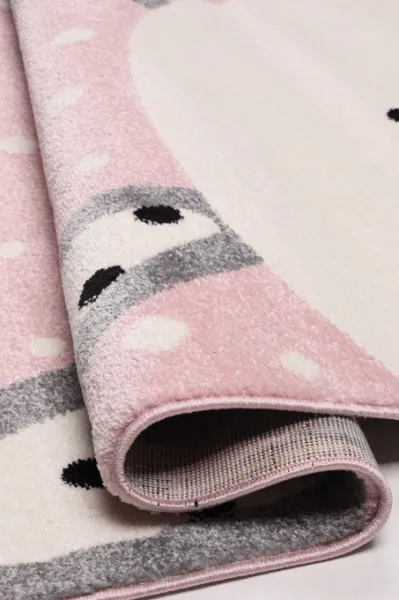 Detský koberec Kiddy D068A-SFS33 rúžový / 1050
