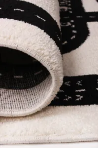Detský koberec Kiddy H050A svetlosivý