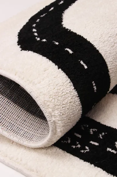 Detský koberec Kiddy H050A svetlosivý