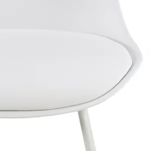 Actona Barová židle Tina 84 cm bílá