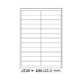Samolepiace etikety 70 x 48 mm, 18 etikiet, A4, 100 listov