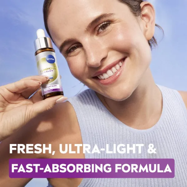NIVEA Luminous 630 Skin Glow rozjasňujúce pleťové sérum 30 ml