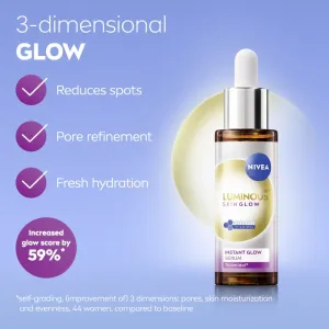 NIVEA Luminous 630 Skin Glow rozjasňujúce pleťové sérum 30 ml